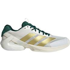 Adidas adiZero Racketsportskor adidas Adizero Ubersonic 5 Cloud White/Gold Metallic