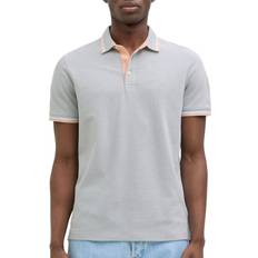 Jack & Jones Green Polo Shirts Jack & Jones Plain Shirt Collar Polo Green