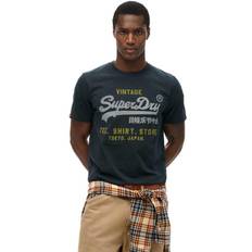 Superdry Tops Superdry Vintage Logo Heritage Relaxed T-Shirt - Eclipse Navy