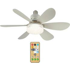 Tomtop Jms Luz De Ventilador LED Control Remoto Multicolor Regulable Hogar