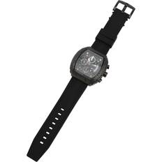 Men Analog Dials Water Resistant Fashion Business Soft Silicone Band