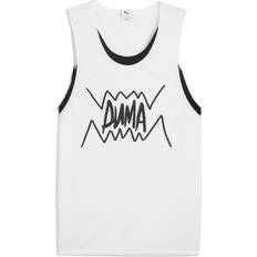 Puma Jaws Core Basketball Tank - White