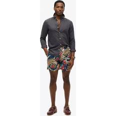 Superdry Herre Badetøj Superdry Hawaiian Print 16 Swim Short - Navy