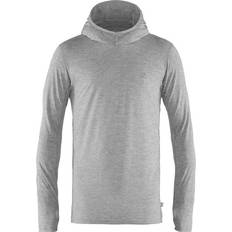 Fjällräven Abisko Sun-Hoodie Funktionströja Herr - Grå