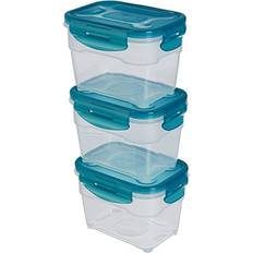 Amazon Basics Gefrierbehälter im Set mit Deckel 3 x 1 liter Brotdose