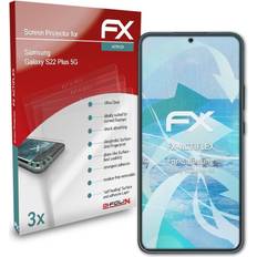 Screen Protectors atFoliX 3x Protective Film for Samsung Galaxy S22 Plus 5G Clear Flexible