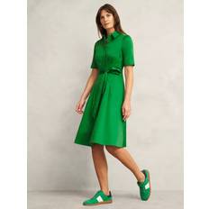 Hobbs London Brigitta Shirt Dress - Lush Green