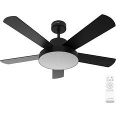 Black - Cold Air Fans Ceiling Fans Universal Blue Ventilador De Techo Con Luz LED