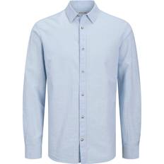 Jack & Jones Unisex Skjortor Jack & Jones Skjorta JjeSummer Shirt LS SN Blå