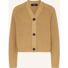 Whistles Nala Rib Knit Cardigan - Brown