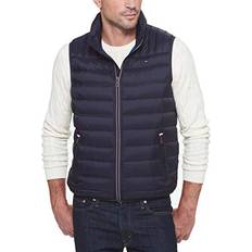 Tommy Hilfiger Herr Västar Tommy Hilfiger Herren Ultra Loft Gesteppte Pufferweste Daunenweste - Schwarz