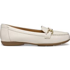 Black - Women Moccasins Geox Women's Moccasins Annytah A - Blanc