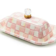 Butter Dishes Mackenzie-Childs Rosy Check Box Butter Dish