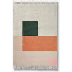 Mette Ditmer Brick Throw 125x170 cm Blankets Orange, Grey, Red (170x)