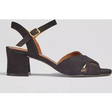 LK Bennett Shoes LK Bennett Alba Suede Block Heel Strappy Sandals