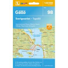 Kompasser Gallo 98 Gällö Sverigeserien Topo50
