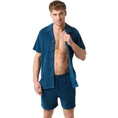 Björn Borg Herr Skjortor Björn Borg Toweling Pool Shirt - Blå