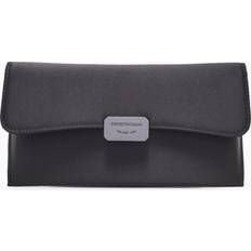 Satin Håndtasker Emporio Armani Satin Taske Med Aftagelig Håndledsrem - Sort