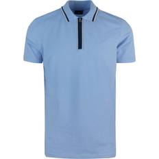 Blue - Unisex Polo Shirts Paul Smith Half Zip Polo Shirt - Blue