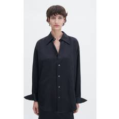 Filippa K Crinkle Shirt - Black
