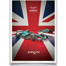 Interior Details Aston Martin 2024 British Grand Prix 2024 F1 Team Multicolor ONE SIZE Fuel For Fans F1 Merchandise Store Poster