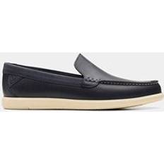 Clarks Men Loafers Clarks Bratton Loafer - Navy Leather
