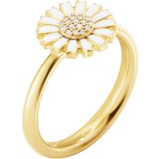 Georg Jensen Daisy Ring Forg - Sølv M Diamanter