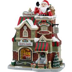 Decorations Lemax Christmas Village The Santa Shop Battery Operated Led -35039 Decoration