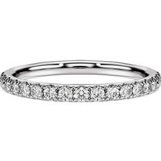 Swarovski Diamanter Smykker Swarovski Eternity Bandring Runde Form Sterlingsilber