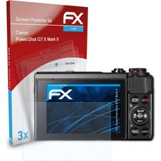 atFoliX 3x Screen Protector for Canon Powershot G7 X Mark II Clear