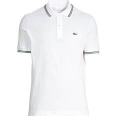 Lacoste Men Clothing Lacoste Tipped Polo Shirt - White