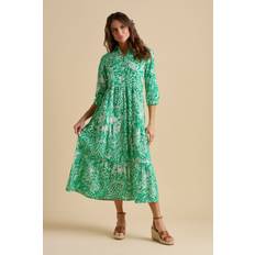 Brakeburn Wildflower Maxi Dress - Green