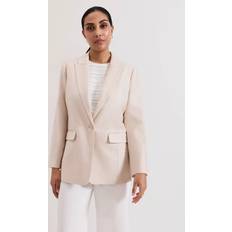 Phase Eight Blazers Phase Eight Petite Amble Linen Rich Blazer - Stone
