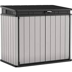 Black - Plastic Sheds Keter Premier XL Outdoor Garden Storage Shed 141 x 82 x 123.5 cm (Building Area )