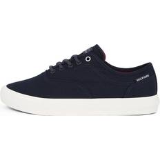 Tommy Hilfiger Återvunna material Skor Tommy Hilfiger Th Hi Vulc Low Oxford Twill Low Sneaker - Marinblå