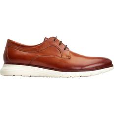 Men Derby on sale Base London Wing Derby Shoes - Burnt Tan
