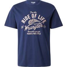 Wrangler Herre T-shirts Wrangler Americana Tee - Navy