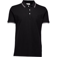 Lindbergh Polotrøjer Lindbergh Contrast Piping Poloshirt - Space Black