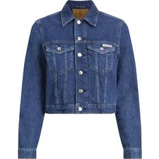 Denim/Jeanstyg - Herr Ytterkläder Calvin Klein Jeans Cropped 90's Denim Jacket - Denim