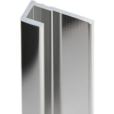 Duschen Schulte Endprofil für Duschrückwände DecoDesign 255 cm Chrom - Aluminium