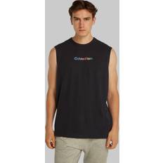 Herre - Orange Toppe Calvin Klein Logo Vest - Black