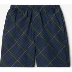 Burberry Men Shorts Burberry Check Twill Shorts - Midnight