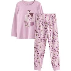 Purple Pyjamases Lindex Kids' Woodland Pyjamas - Light Lilac