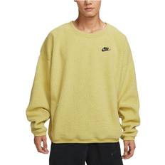 Nike Gold Jumpers Nike Club Fleece Winterized Crewneck - Light Golden