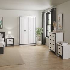 GFW Boston 4 Piece 3 Door Set Wardrobe