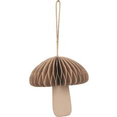 Broste Copenhagen Decorative Items Broste Copenhagen Fungi Decoration Natural Brown Christmas Tree Ornament