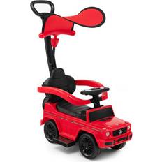 Costway 3-in-1 Ride on Push Car Mercedes Benz G350 Stroller Sliding Car With Canopy