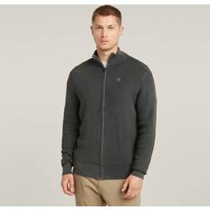 G-Star Cardigans G-Star Serrated Full Zip Knitted Cardigan - Grey