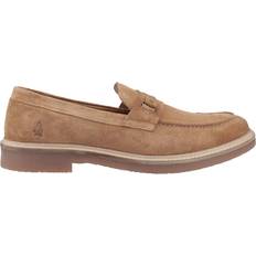 Moccasins Hush Puppies Gryffin Mens Loafers - Tan Suede
