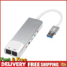 Sound Cards Torribaly USB Sound Card 7.1 5.1 Channel External Audio Converter SPDIF